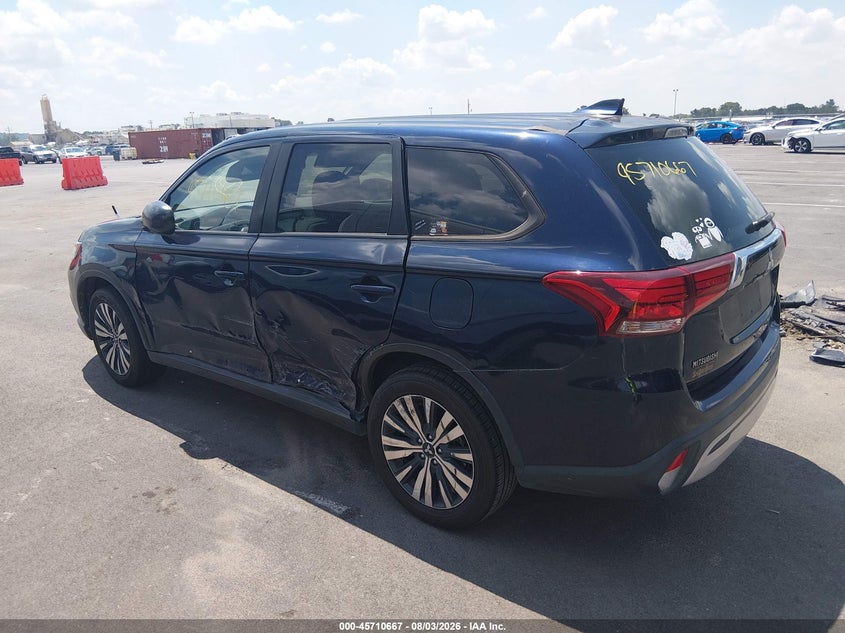 Vin: ja4ad2a39kz037957, lot: 46209323, mitsubishi outlander es 20193