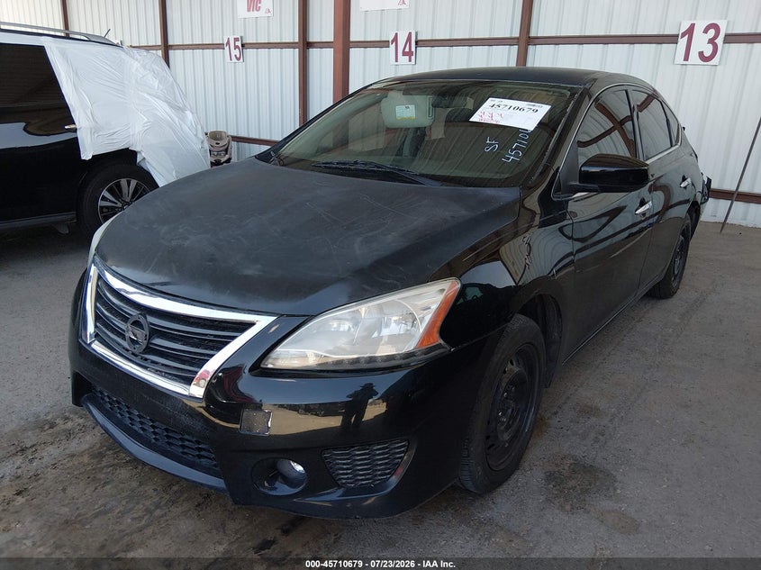 2015 Nissan Sentra S, Rear, IAAI, VIN 3N1AB7AP5FY359560 — photo 2