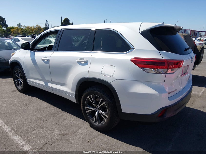 Vin: 5tdzarfh0hs027343, lot: 46209370, toyota highlander le 20173