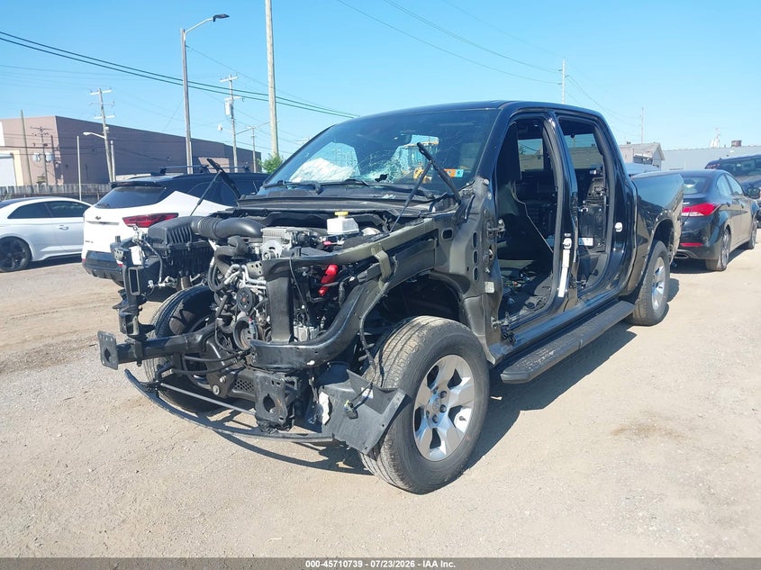 Vin: 1c6srfjt6nn258681, lot: 46209394, ram 1500 laramie  4x4 5'7 box 20222