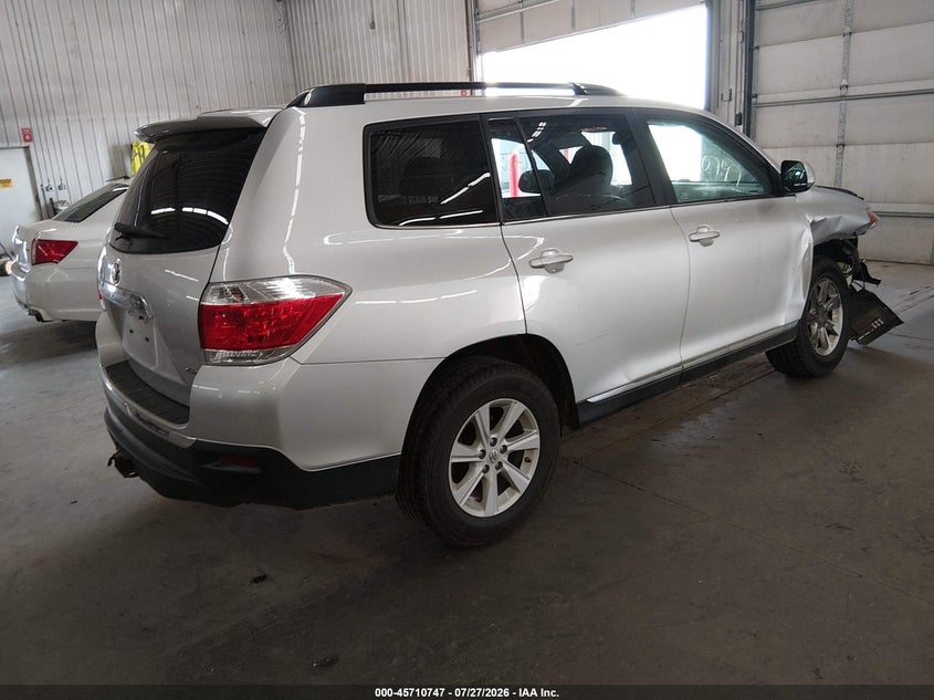 Vin: 5tdbk3eh7ds244007, lot: 46209403, toyota highlander se v6 20134