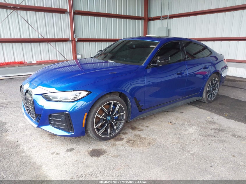 Vin: wby33aw0xrft23658, lot: 46209444, bmw i4 gran coupe m50 20242