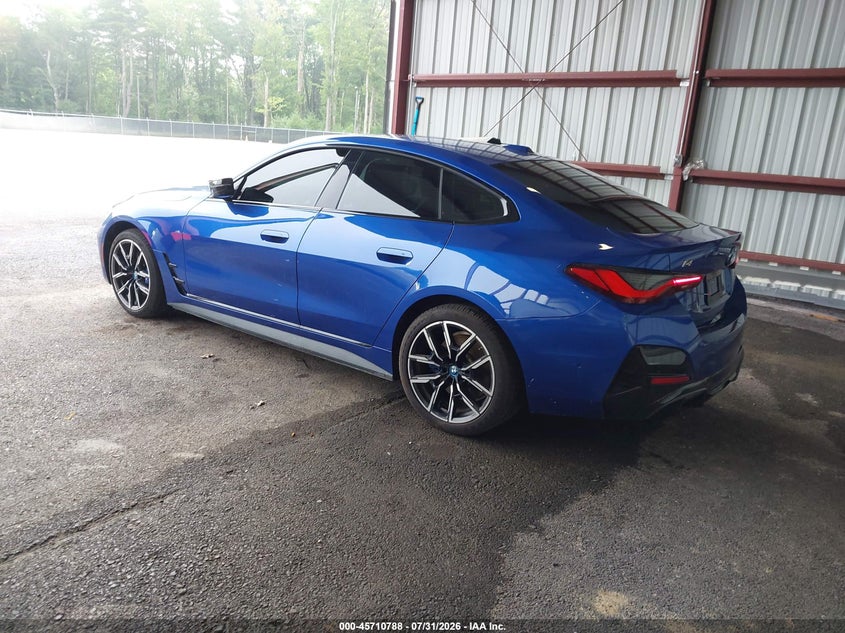 Vin: wby33aw0xrft23658, lot: 46209444, bmw i4 gran coupe m50 20243