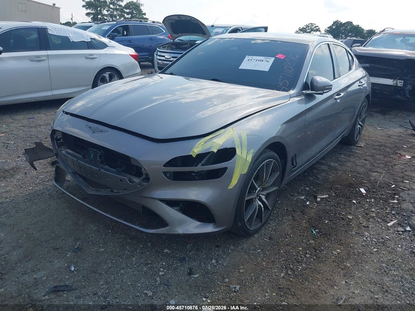2023 Genesis G70, Front End, IAAI, VIN KMTG34TA3PU131509 — photo 2