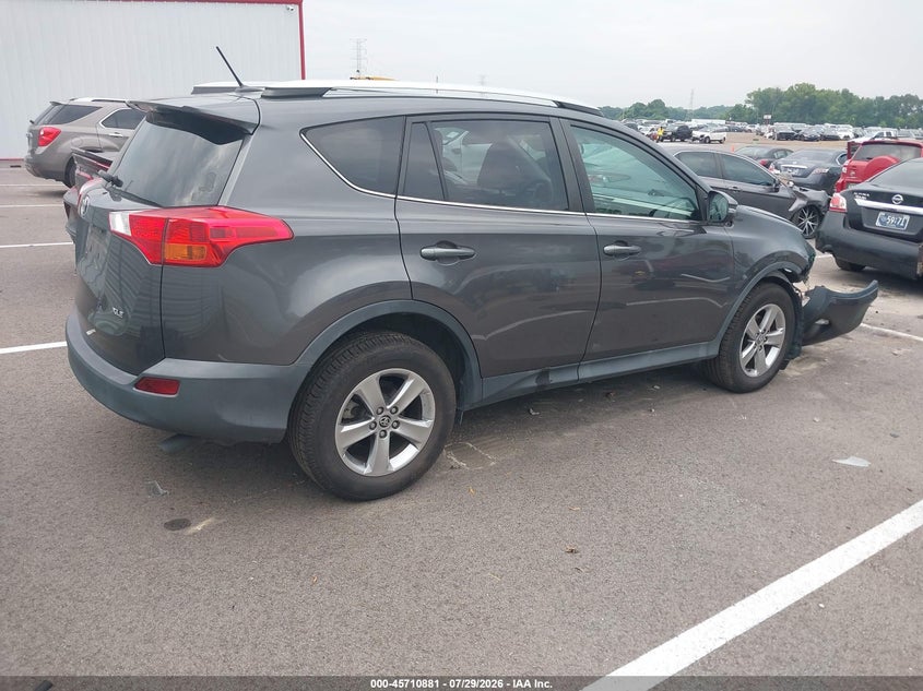 Vin: 2t3wfrev7fw187954, lot: 46209537, toyota rav4 xle 20154