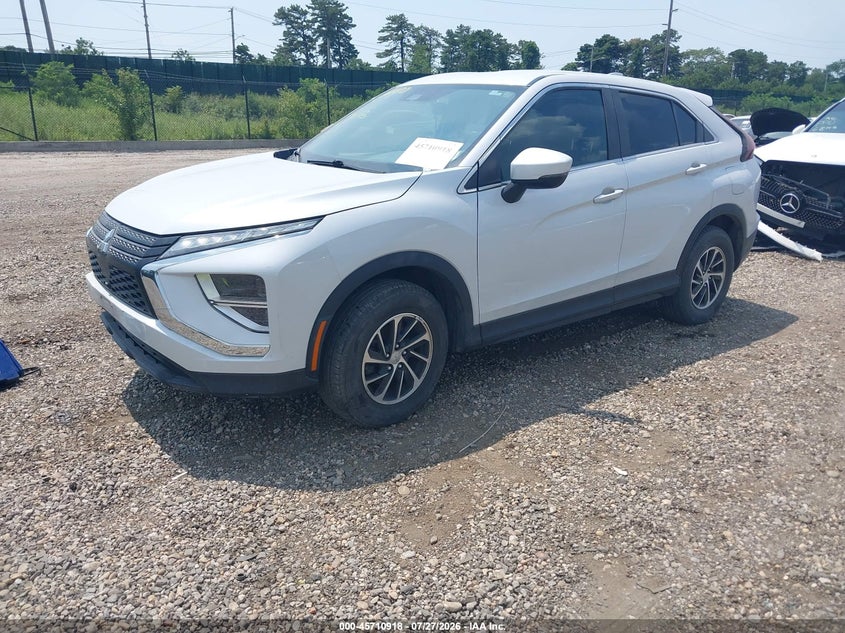 Vin: ja4atuaa9nz013269, lot: 46209574, mitsubishi eclipse cross es s-awc 20222