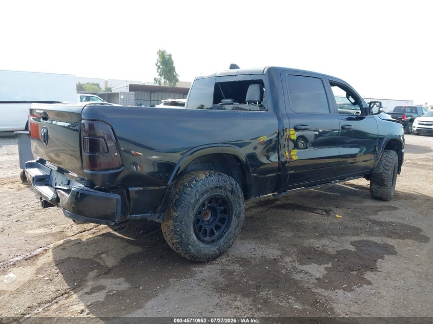 Vin: 1c6srfrtxmn793791, lot: 46209608, ram 1500 laramie  4x4 6'4 box 20214