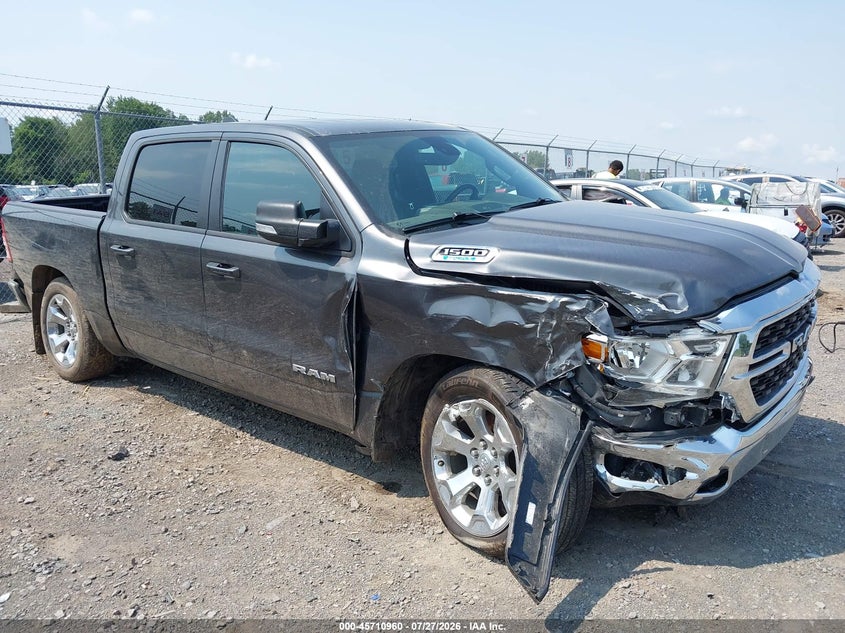 Vin: 1c6rrffg6nn327587, lot: 46209616, ram 1500 big horn  4x4 5'7 box 2022 img_1