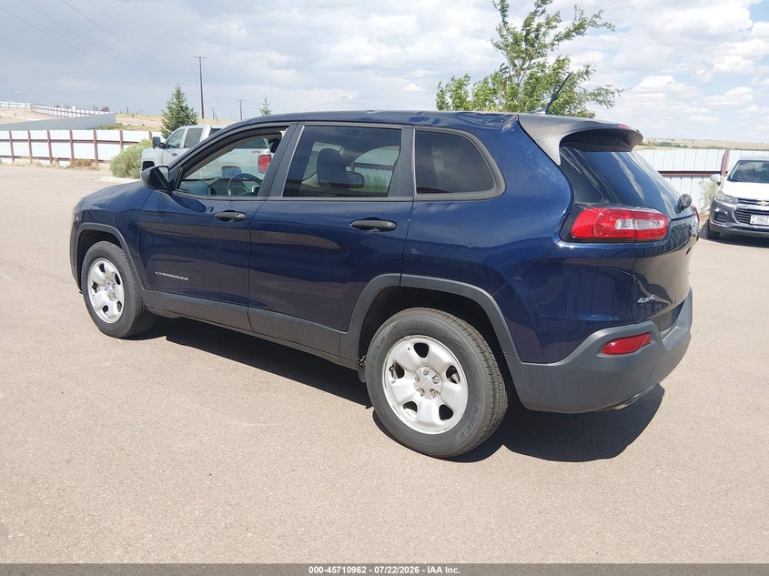 Vin: 1c4pjmab5gw313894, lot: 46209618, jeep cherokee sport 20163