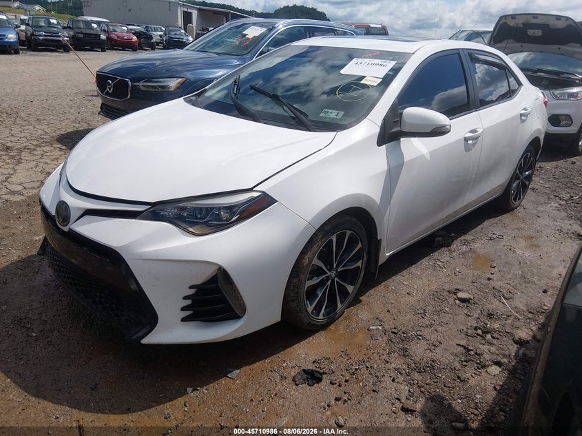 2018 TOYOTA COROLLA SEDAN 1.8L I-4 DOHC, VVT, 132HP