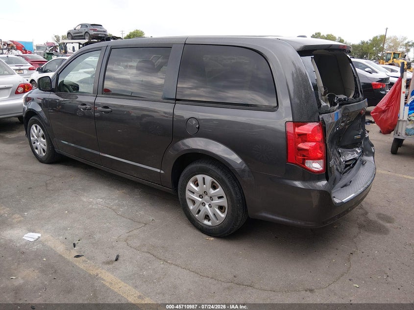 Vin: 2c4rdgbgxkr698642, lot: 46209643, dodge grand caravan se 20193