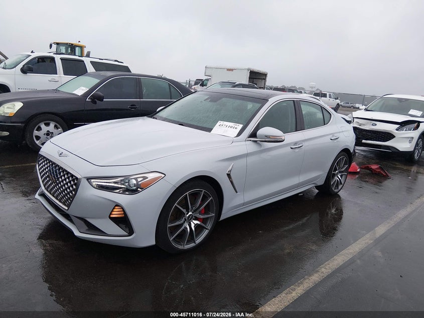 Vin: kmtg54le0lu046361, lot: 46209672, genesis g70 3.3t rwd 20202