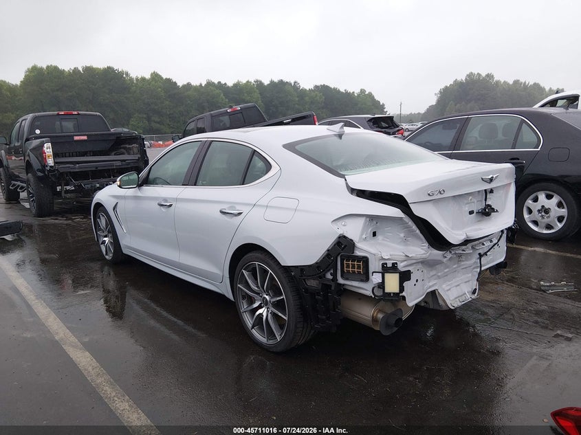 Vin: kmtg54le0lu046361, lot: 46209672, genesis g70 3.3t rwd 20203