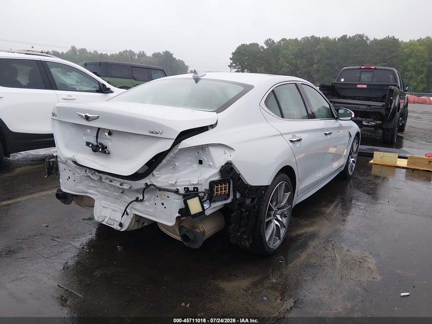 Vin: kmtg54le0lu046361, lot: 46209672, genesis g70 3.3t rwd 20204