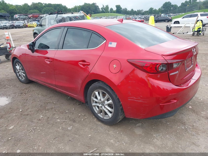 Vin: jm1bm1w78f1232873, lot: 46209698, mazda mazda3 i grand touring 20153