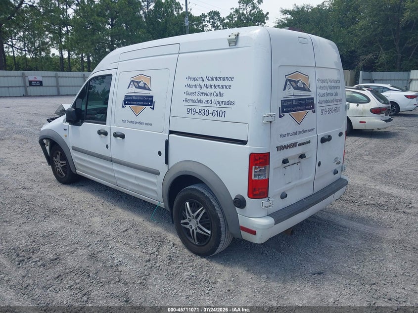 Vin: nm0ls7bn1ct102206, lot: 46209727, ford transit connect xlt 20123