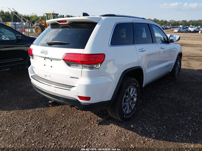 Vin: 1c4rjfbg2gc351258, lot: 46209735, jeep grand cherokee limited 20164