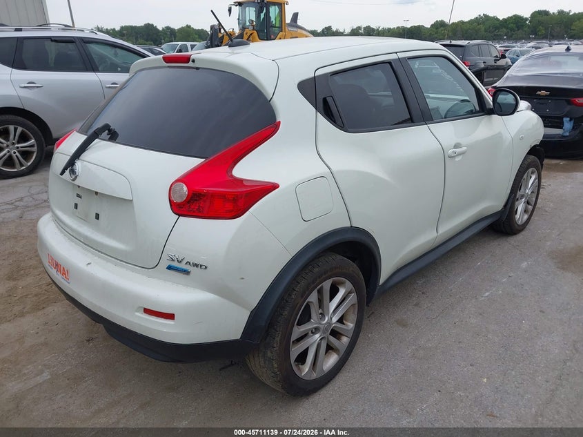 Vin: jn8af5mv8ct121355, lot: 46209795, nissan juke sv 20124