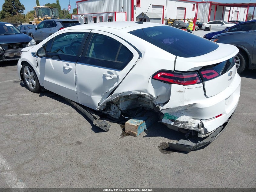 Vin: 1g1re6e42du141425, lot: 46209811, chevrolet volt 20133