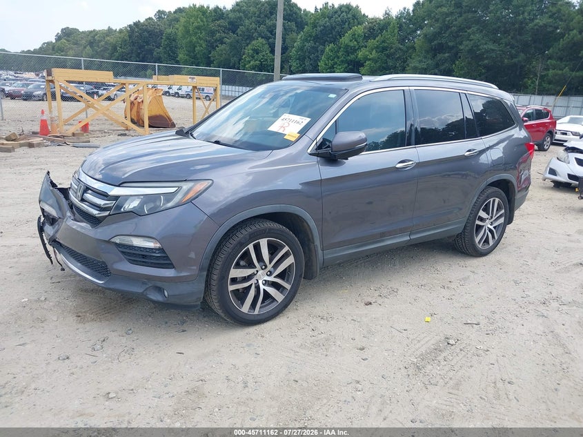 Vin: 5fnyf6h06hb026639, lot: 46209817, honda pilot elite 20172