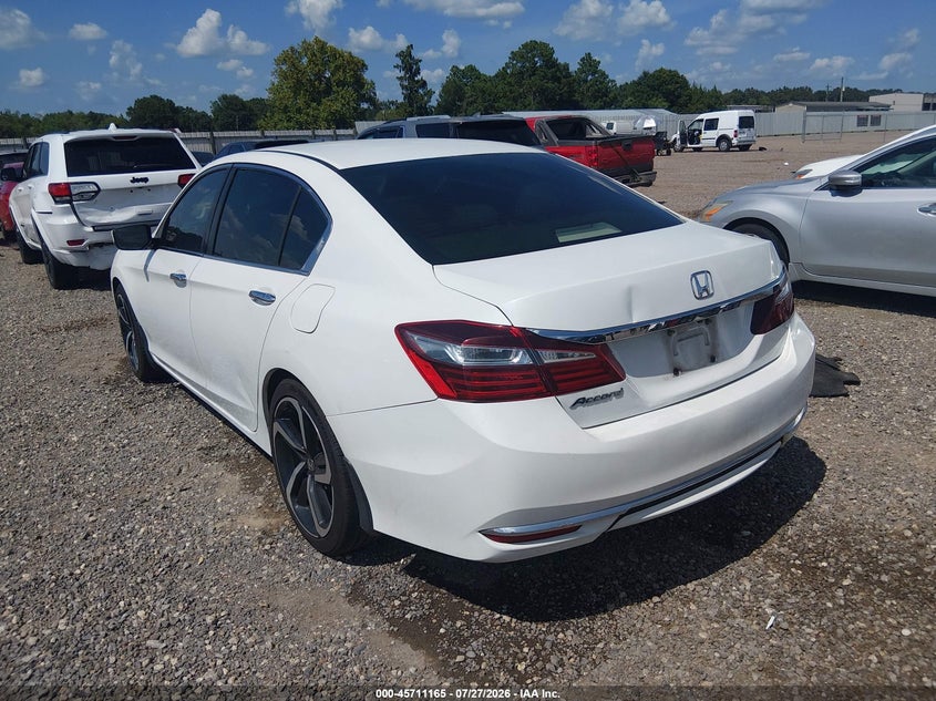 Vin: 1hgcr2f30ga088568, lot: 46209821, honda accord lx 20163