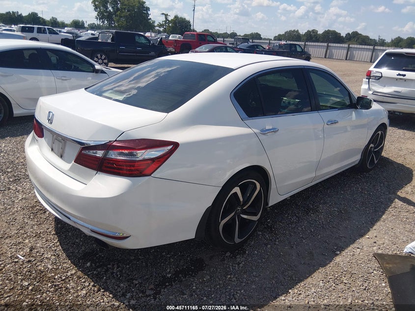 Vin: 1hgcr2f30ga088568, lot: 46209821, honda accord lx 20164