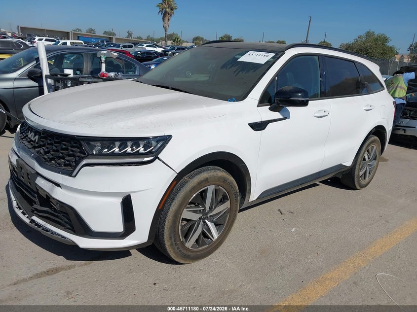 Vin: 5xyrl4lc9pg167442, lot: 46209836, kia sorento s 20232
