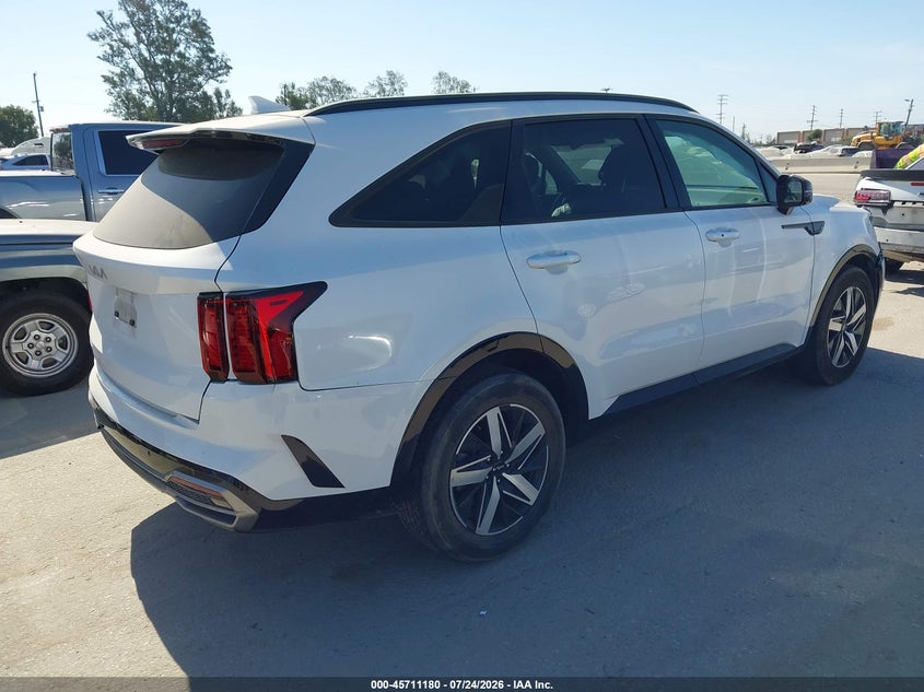 Vin: 5xyrl4lc9pg167442, lot: 46209836, kia sorento s 20234