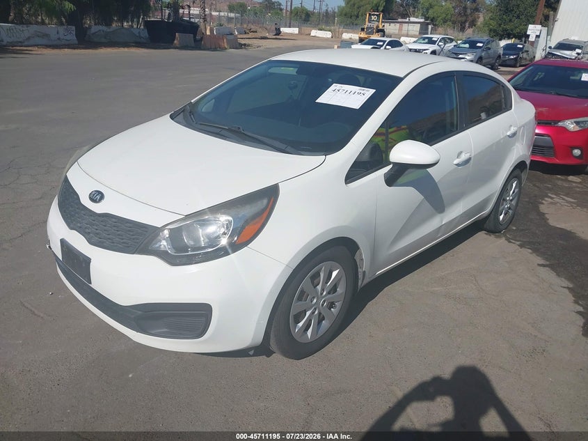 Vin: knadm4a31e6354391, lot: 46209851, kia rio lx 20142