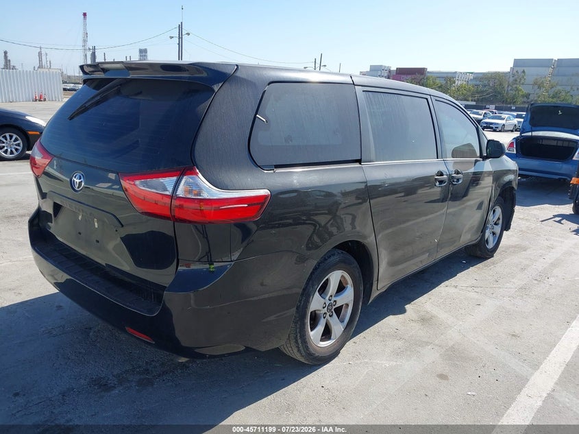 Vin: 5tdzz3dc3js964268, lot: 46209855, toyota sienna l 7 passenger 20184