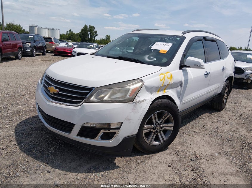 Vin: 1gnkrhkd1gj154340, lot: 46209862, chevrolet traverse 2lt 20162