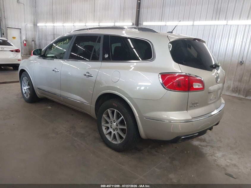 Vin: 5gakvbkd5ej239939, lot: 46209865, buick enclave leather 20143
