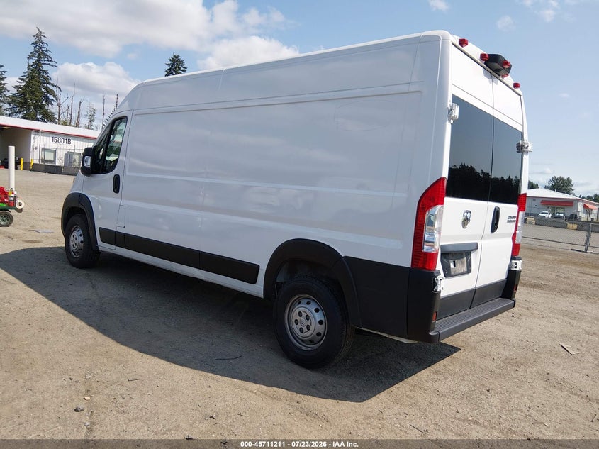 Vin: 3c6lrvdg5pe605969, lot: 46209867, ram promaster 2500 high roof 159 wb 20233