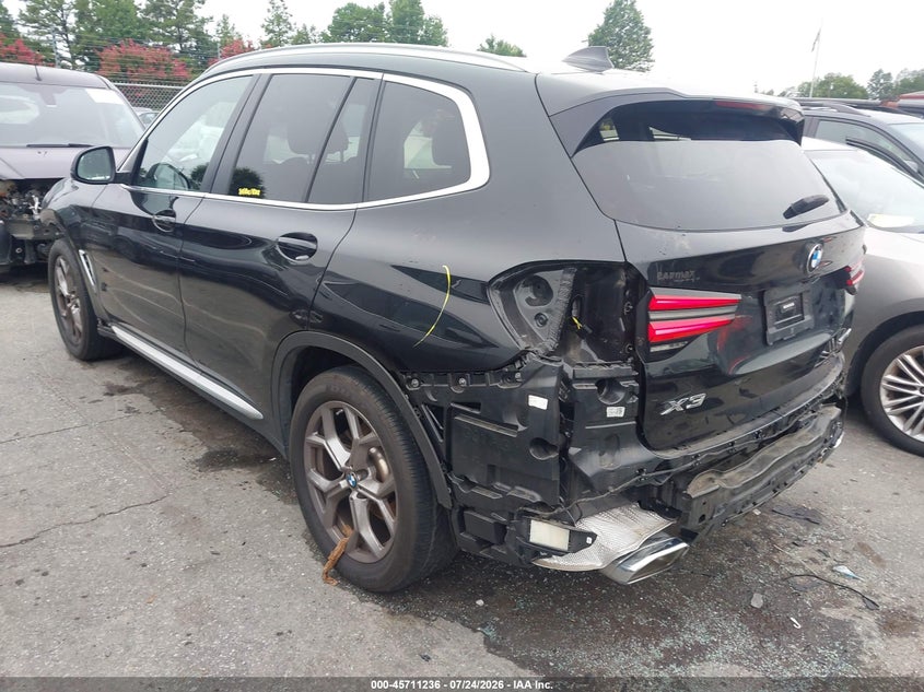 Vin: 5ux43dp03n9l39665, lot: 46209892, bmw x3 sdrive30i 20223