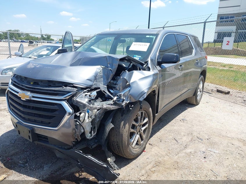 Vin: 1gnerfkw9lj249919, lot: 46209895, chevrolet traverse fwd ls 20202