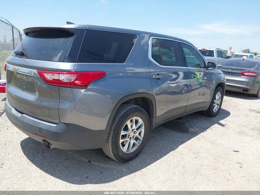 Vin: 1gnerfkw9lj249919, lot: 46209895, chevrolet traverse fwd ls 20204