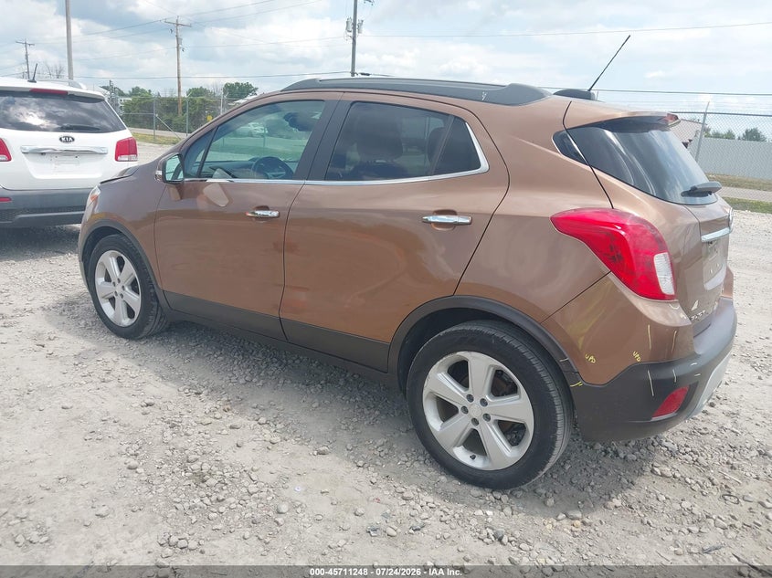 Vin: kl4cjbsb9gb519335, lot: 46209904, buick encore convenience 20163