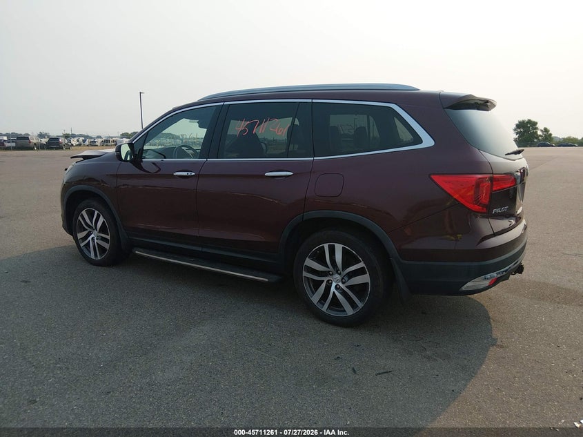 Vin: 5fnyf6h06gb036991, lot: 46209917, honda pilot elite 20163