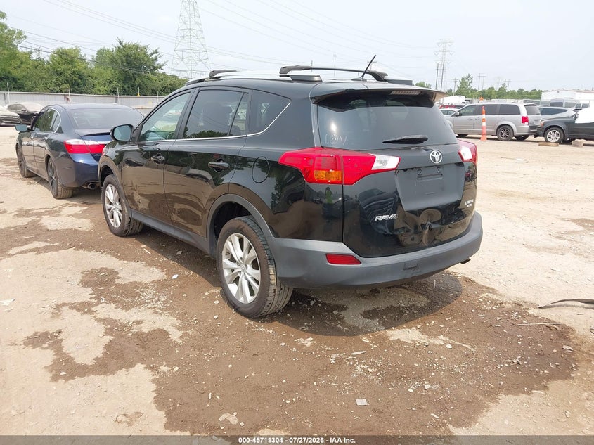 Vin: 2t3dfrev2ew211888, lot: 46209960, toyota rav4 limited 20143