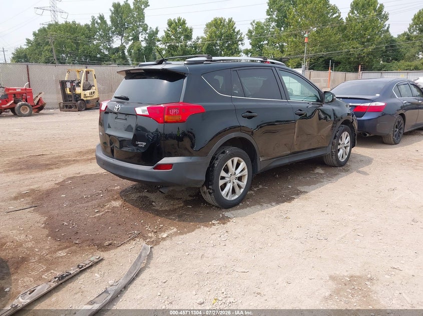 Vin: 2t3dfrev2ew211888, lot: 46209960, toyota rav4 limited 20144