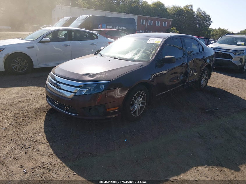 Vin: 3fahp0ga6br163841, lot: 46209965, ford fusion s 20112