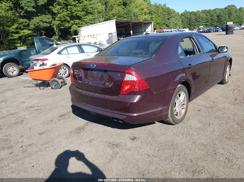 Vin: 3fahp0ga6br163841, lot: 46209965, ford fusion s 20114