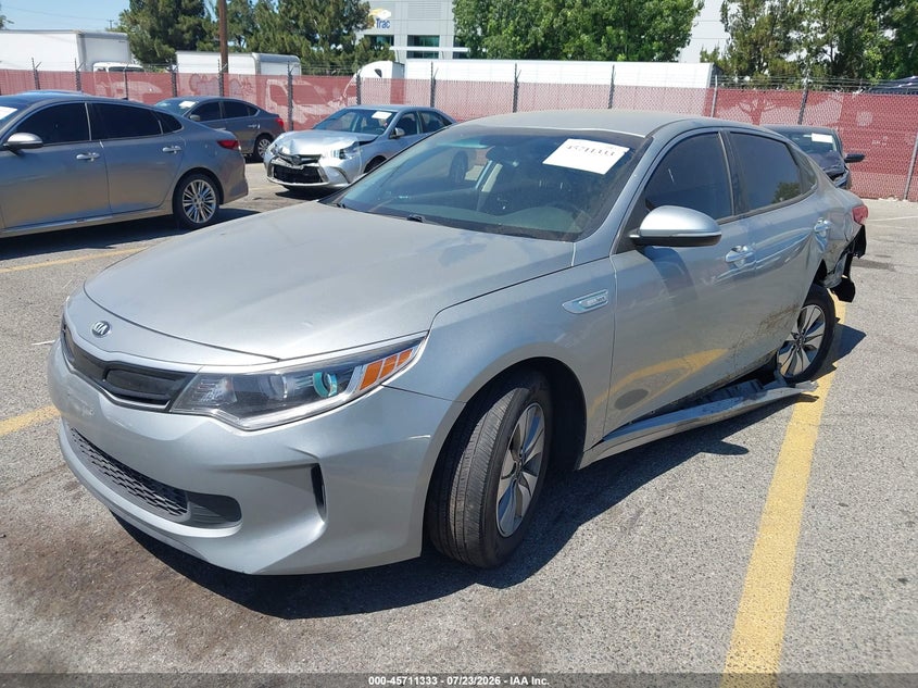 Vin: knagt4lc2h5004713, lot: 46209989, kia optima hybrid 20172