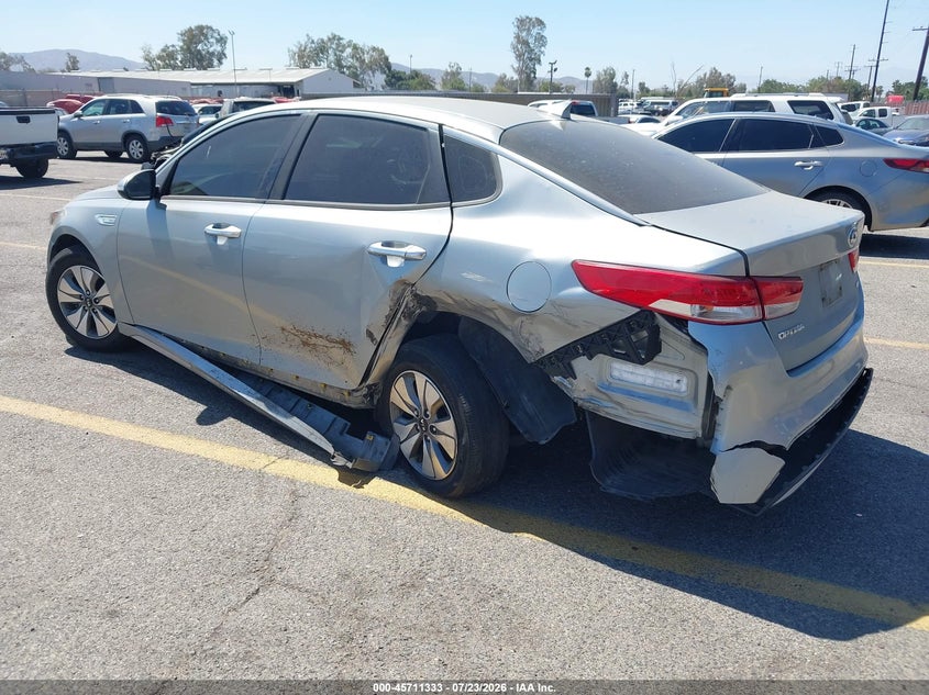 Vin: knagt4lc2h5004713, lot: 46209989, kia optima hybrid 20173