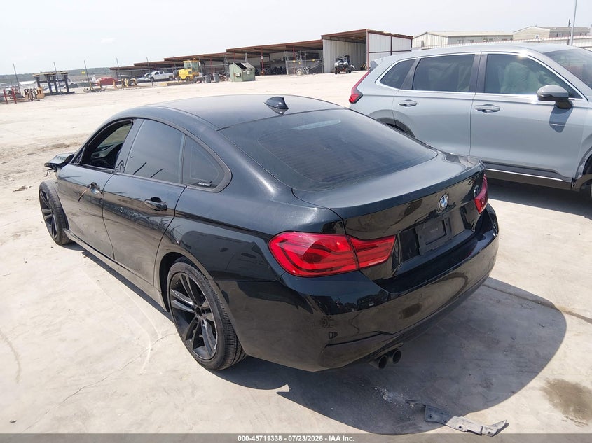 Vin: wba4j1c52jbg75575, lot: 46209994, bmw 430i gran coupe 20183