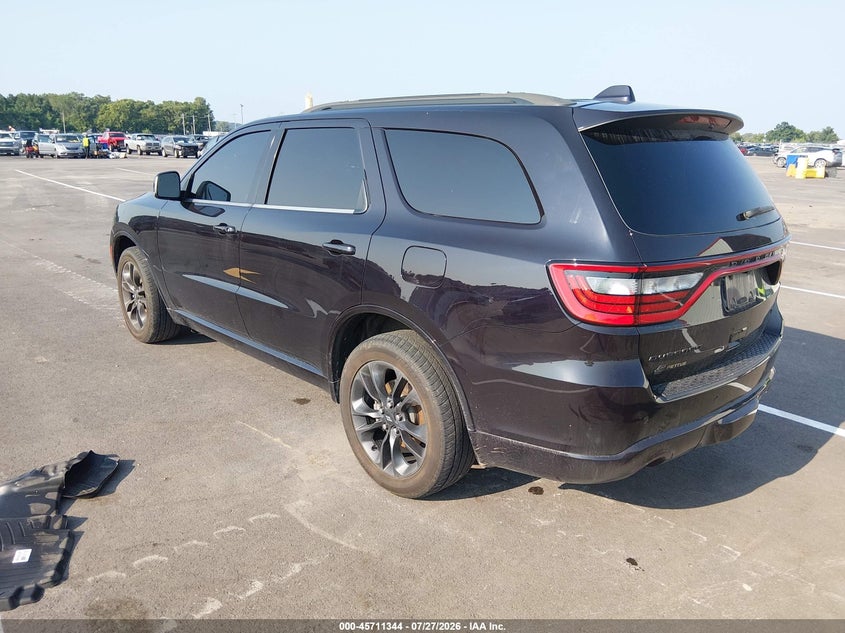Vin: 1c4rdjdg3mc557062, lot: 46210000, dodge durango gt plus awd 20213