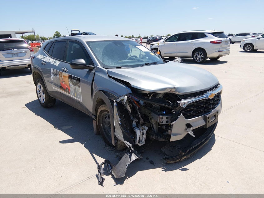 Vin: kl77lfep4tc030326, lot: 46210010, chevrolet trax fwd ls 2026 img_1