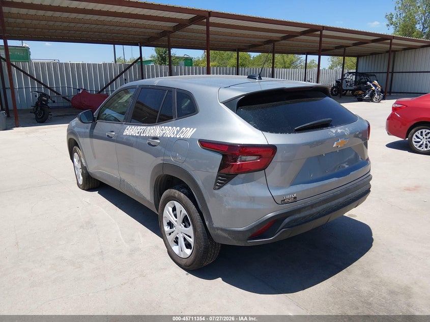 Vin: kl77lfep4tc030326, lot: 46210010, chevrolet trax fwd ls 20263