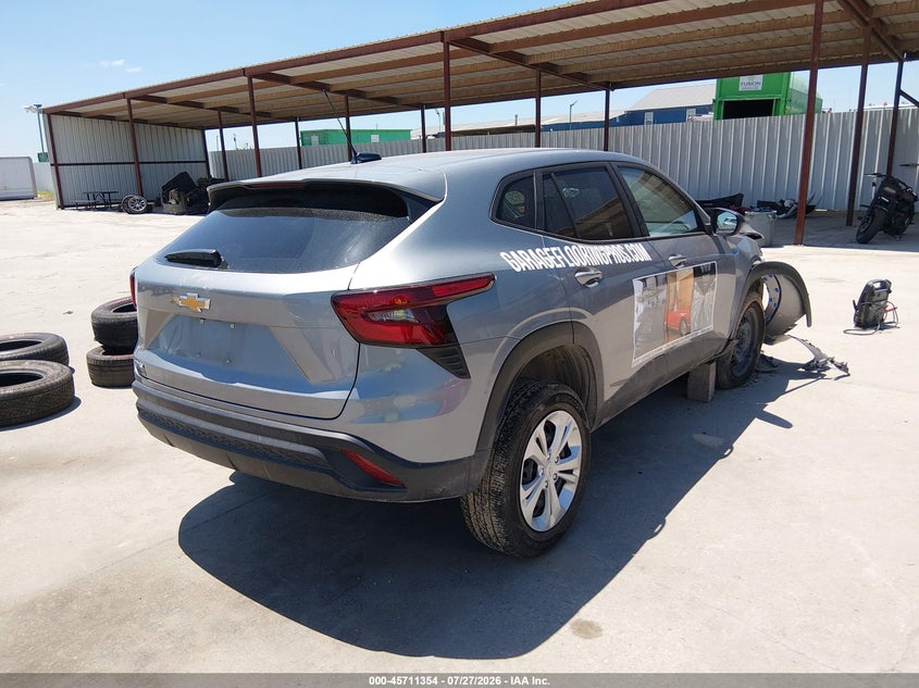 Vin: kl77lfep4tc030326, lot: 46210010, chevrolet trax fwd ls 20264