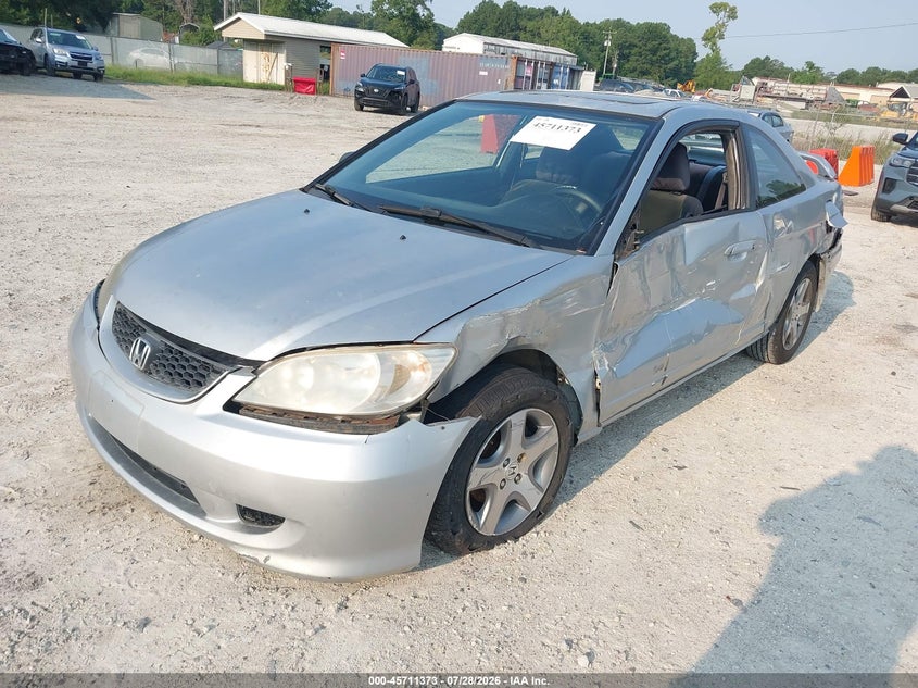 2004 Honda Civic, Left Side, IAAI, VIN 1HGEM22994L074878 — photo 2